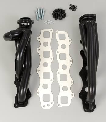 Hedman Black Painted Headers 00-07 Dodge Durango, Dakota 4.7L - Click Image to Close